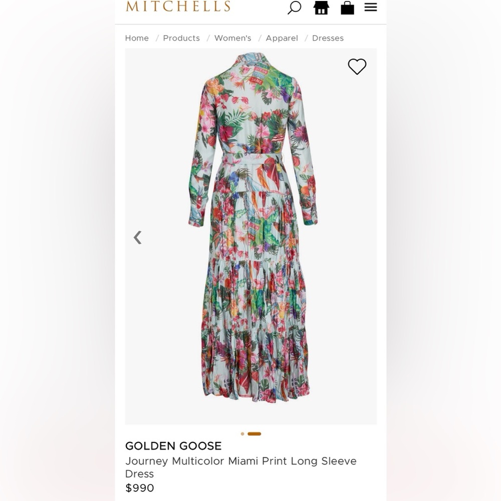 Golden Goose Multicolor Long Sleeve Dress